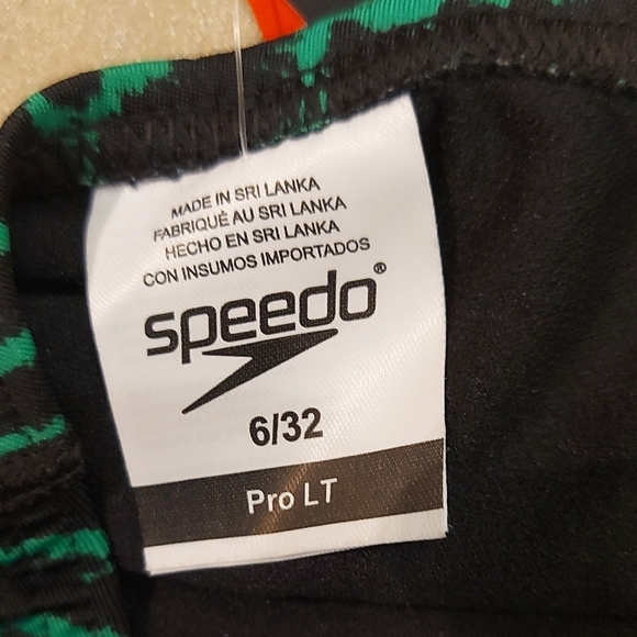Speedo Women's One Piece Swimsuit in Green and Black Eco ProLT - Picture 5 of 8